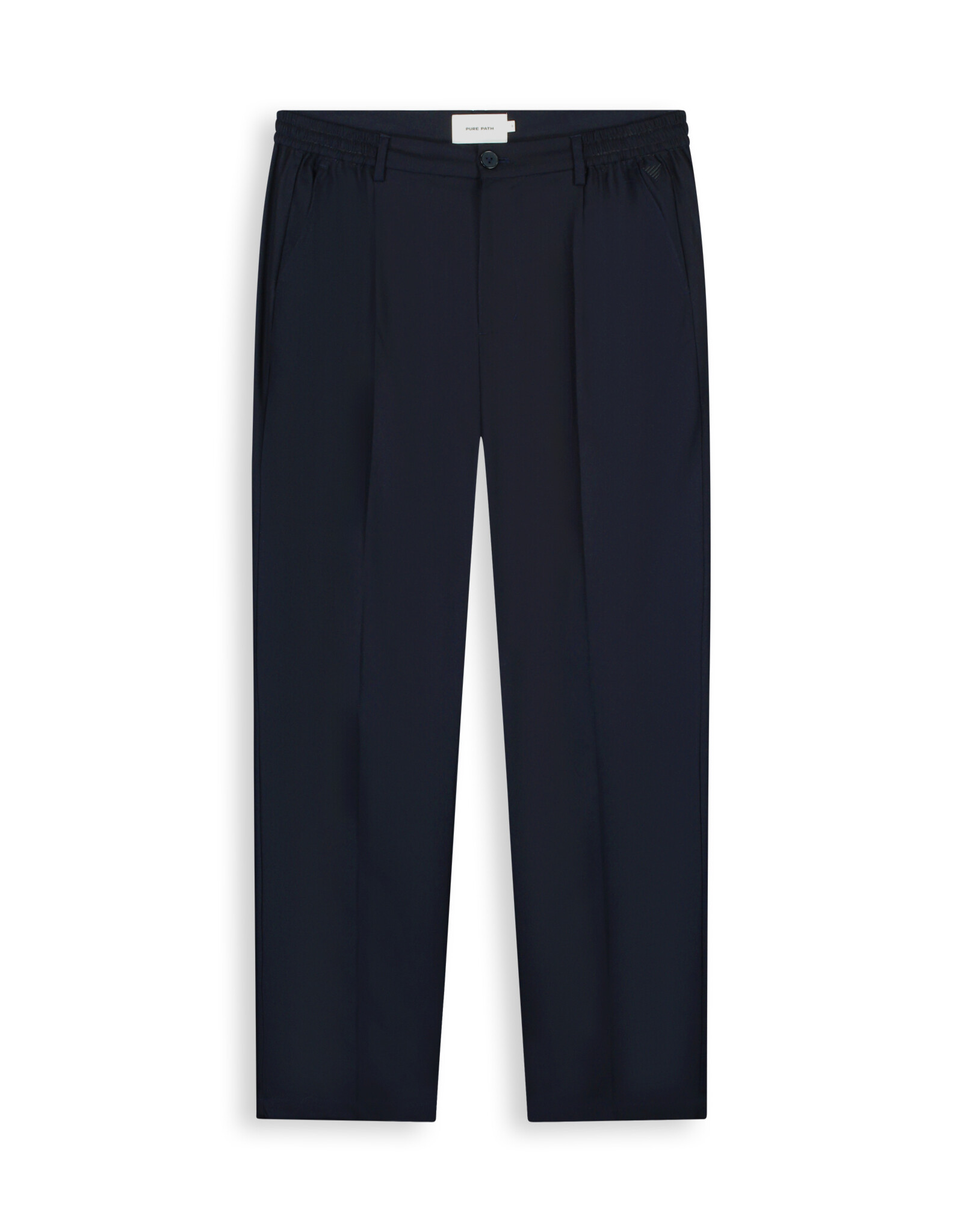 Pure Path Pleated twill pants