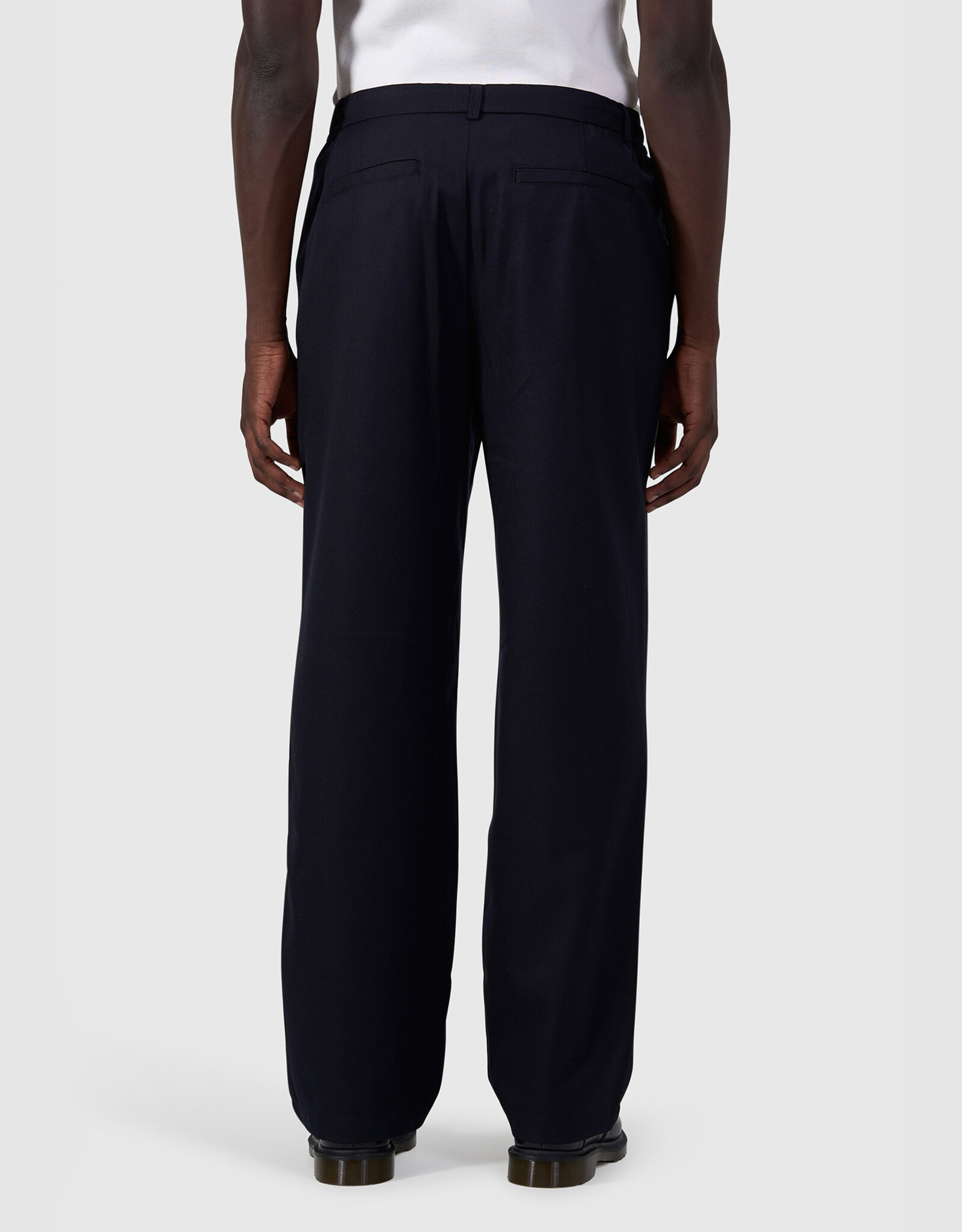 Pure Path Pleated twill pants
