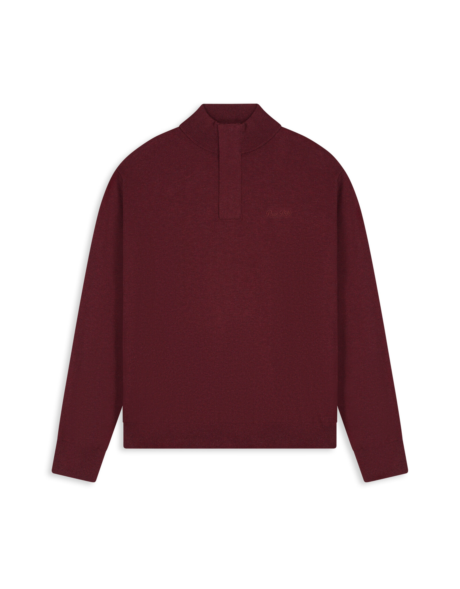Pure Path Light weight Hidden Half-zip Knit
