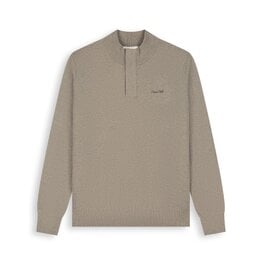 Pure Path Light weight Hidden Half-zip Knit