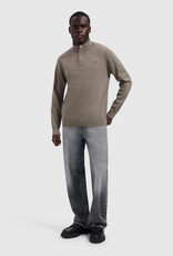 Pure Path Light weight Hidden Half-zip Knit