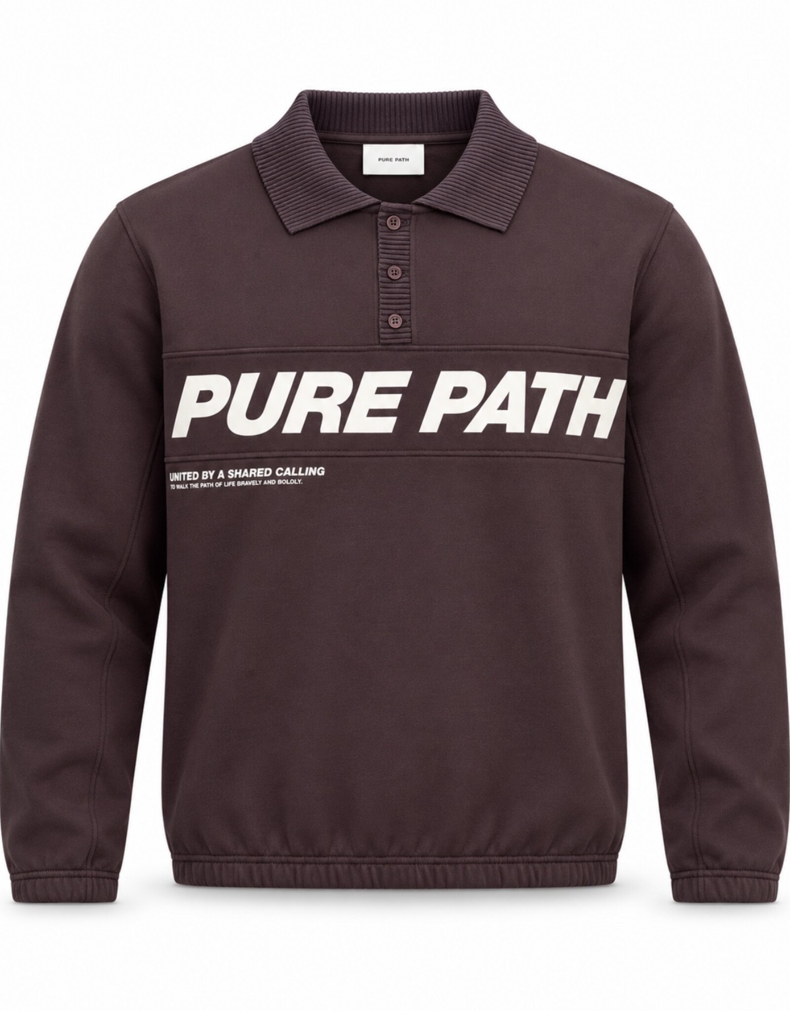 Pure Path Polo Half Button Sweater