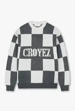 Croyez Croyez Checkered Knit Sweater