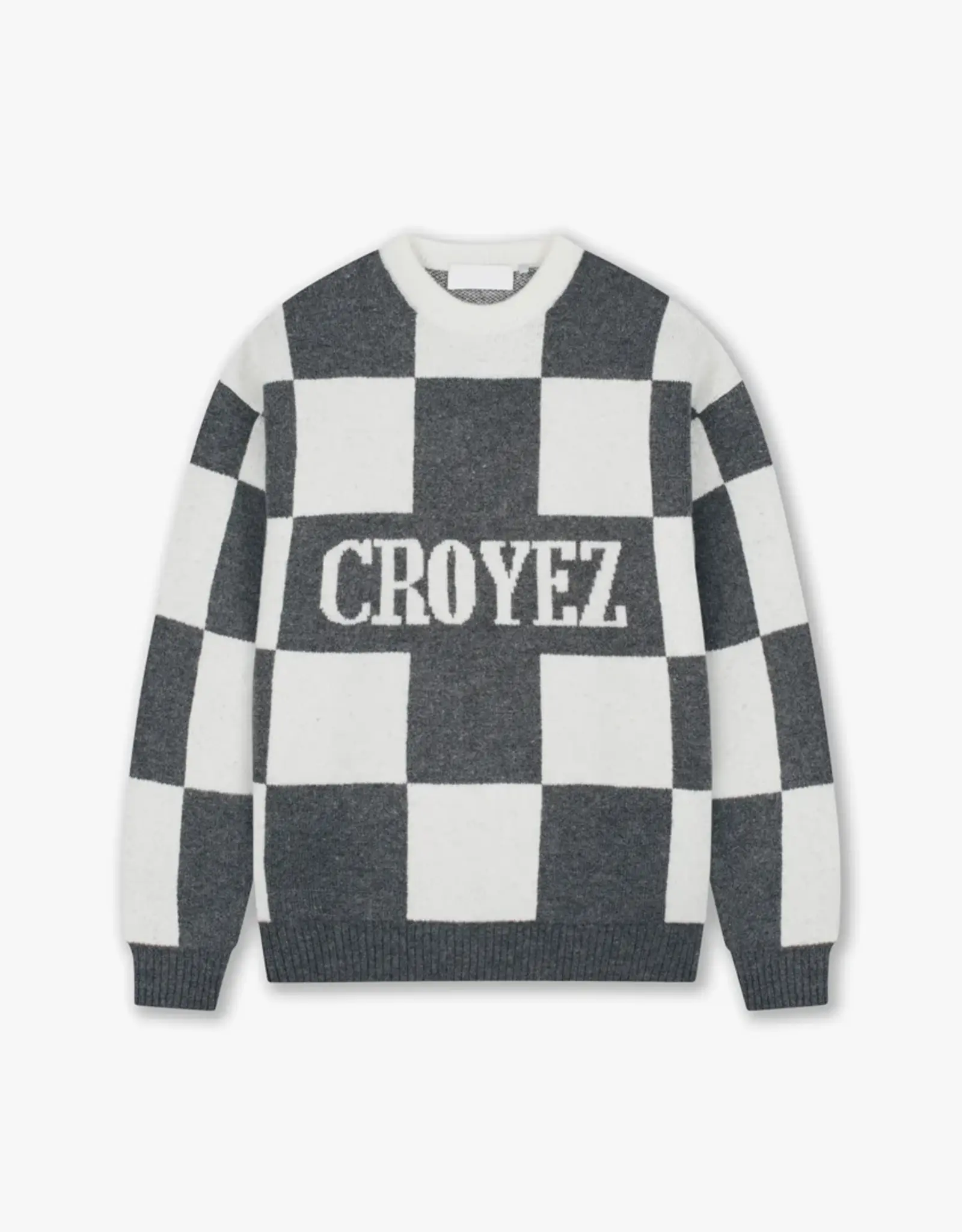 Croyez Croyez Checkered Knit Sweater