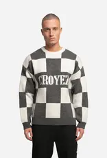 Croyez Croyez Checkered Knit Sweater