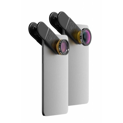 Een grote collectie aan smartphonelenzen voor iPhone en Android