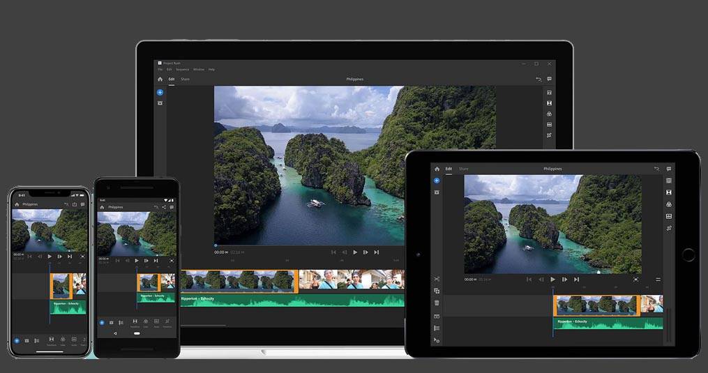 Kies voor Adobe Premiere Rush als videobewerkingsapp