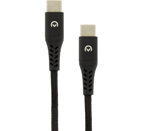 Mobilize Mobilize Nylon Braided Charge/Sync Cable USB-C to USB-C 3A 1m. Black