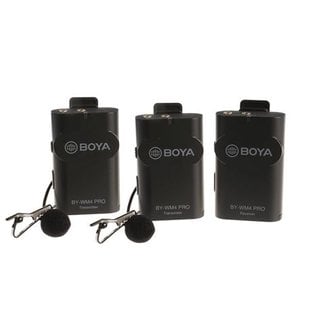 Boya Boya 2.4 GHz Duo Lavalier Microfoon Draadloos BY-WM4 Pro-K2