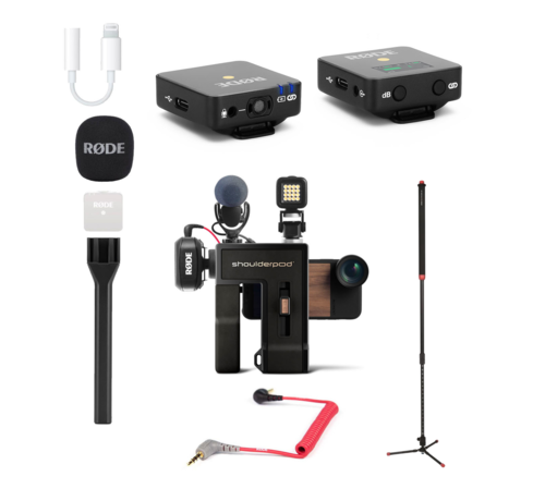 Zakelijk in beeld Zakelijk in beeld Pro monopod bundel - Draadloos