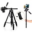 Pixigo Basic Smartphone statief 3-in-1 - driepoot, monopod & horizontale arm - 179cm