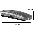 Thule Thule Motion XT XXL - Dakkoffer - 610 Liter -  Titan Glossy