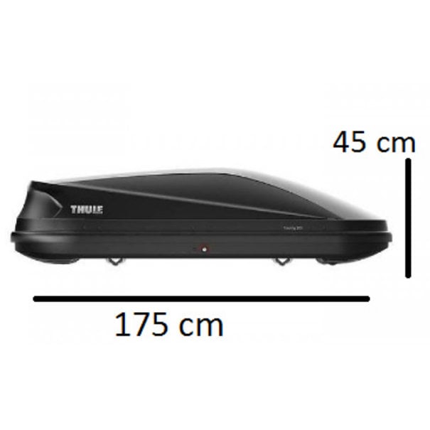Thule Thule Touring M  - Dakkoffer - 400 Liter  - Mat Zwart