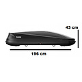 Thule Thule Touring L Black Aeroskin  - Dakkoffer - 420 Liter