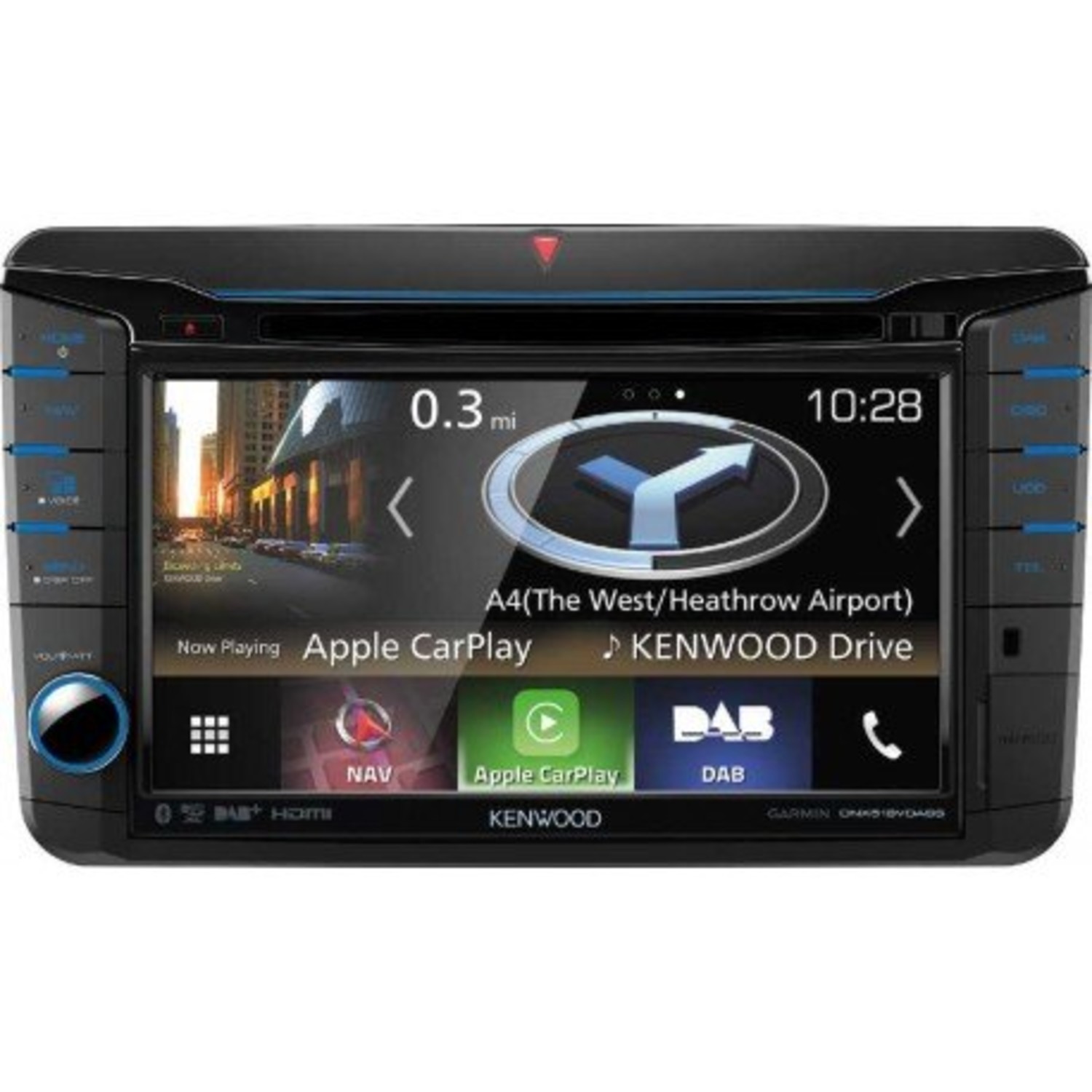 Kenwood DNX518VDABS - Navigatie Scherm - Apple Carplay - Android Auto