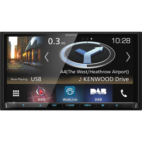 Kenwood Kenwood DNX8180DABS -  Navigatie - 2 DIN -  Apple Car Play & Android Auto - 7" touchscreen - DAB+