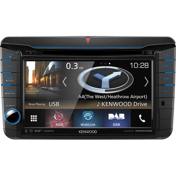 Kenwood Kenwood DNX518VDABS - Navigatie - 7'' Scherm - Apple Carplay -  Android Auto