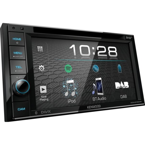 Kenwood Kenwood DDX-4019DAB - Multimedia Systeem - 6.2" touchscreen - Bluetooth - 2 Din - DAB+