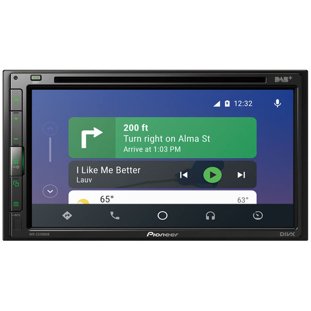 Pioneer Pioneer AVH-Z5200DAB - Multimediaspeler -  Dubbel Din - Apple Car Play - Bluetooth