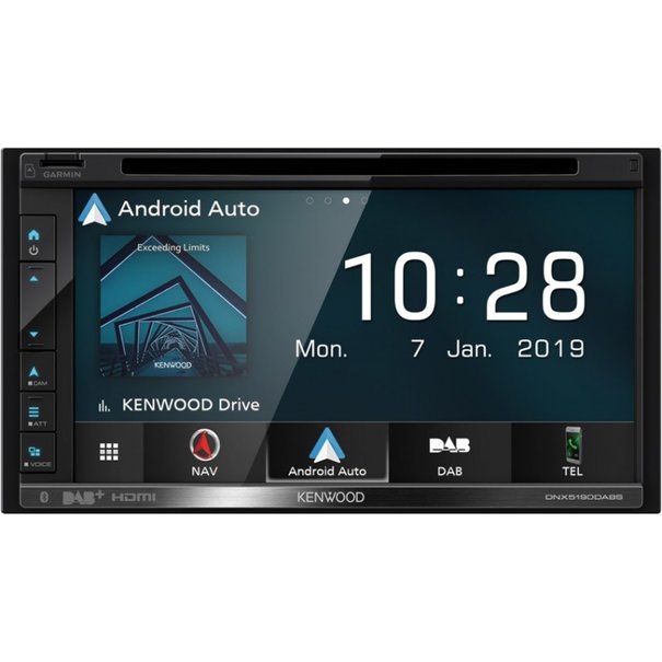 Kenwood Kenwood DNX-5190Dab - Navigatie 2 Din - Apple Carplay & Android