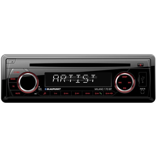 Blaupunkt Blaupunkt Milano 170BT - Autoradio - 1 Din - Bluetooth - 4x40 Watt