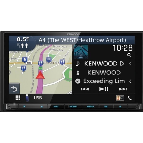 Kenwood Kenwood  DNX9190DABS - Navigatie - 2 Din -  Apple carplay - Android Auto - Bluetooth - Spotify control