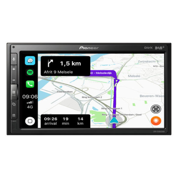 Pioneer Pioneer SPH-EVO62DAB - Autoradio -  Renault Clio IV Pasvorm -  6,8" Autoradio -  Carplay  -  Android  -  DAB+