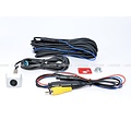 Carvision CV-115N WHITE - NTSC mini camera 120∞ - incl. 10m cable 110116