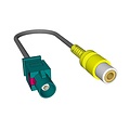 Carvision Fakra Male - RCA Female adapter 130140