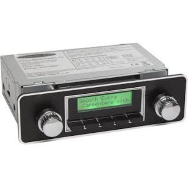 Classic Car Stereo CCS Classic 200 - Chrome - DAB+ - Bluetooth