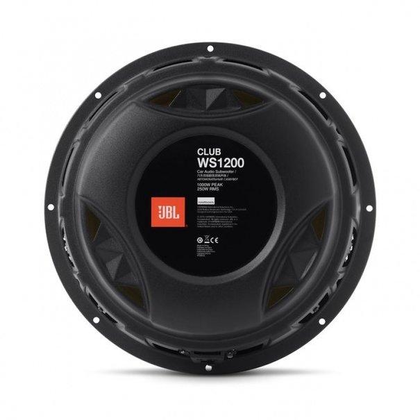 JBL JBL Club WS1200BLK -30 cm -  Slim Subwoofer - 250 Watt RMS