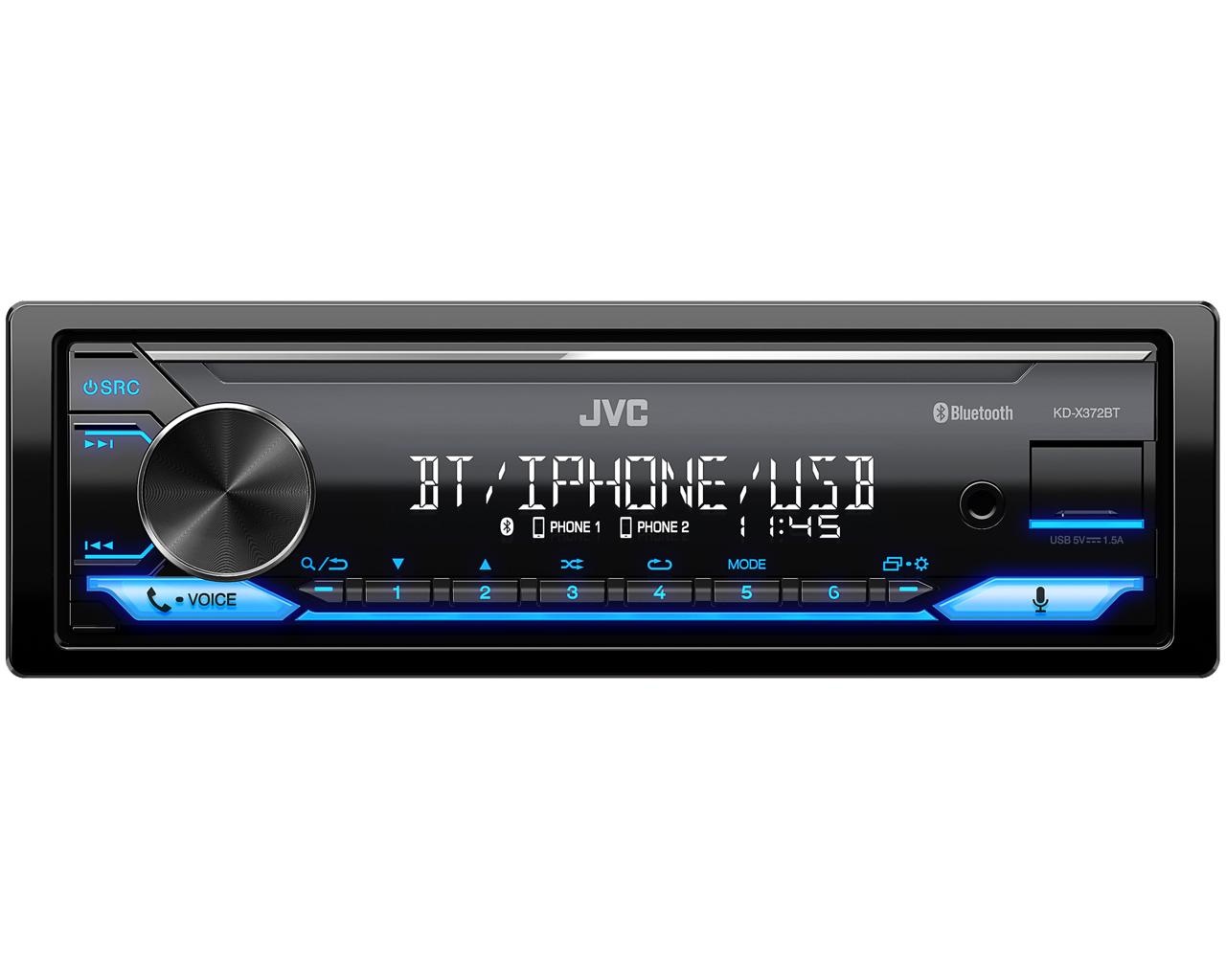 Jvc kd x372bt процессорная или нет