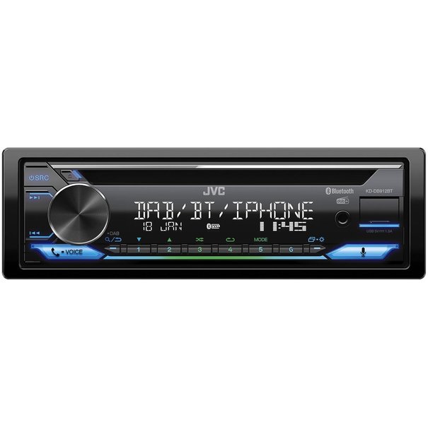 JVC JVC KD-DB912BT - Autoradio - 1 DIN - Bluetooth - CD/USB - DAB+