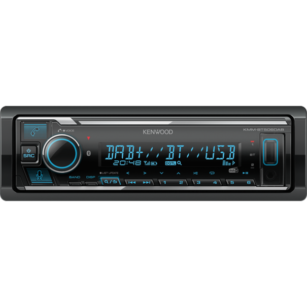 Kenwood Kenwood KMM-BT506DAB - Autoradio - Bluetooth - DAB+