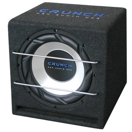 Crunch CRB-250 - Subwoofer in kist - 10" - 250 Watt RMS