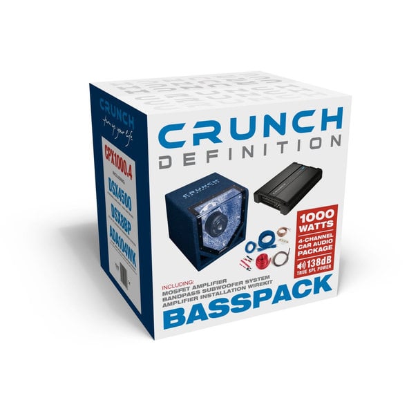 Crunch Crunch  CPX-1000.4 - Basspakket