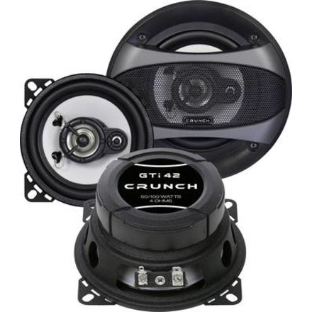 Crunch GTI-42 - 3-Weg Coax Systeem - 50 Watt RMS - 10 cm