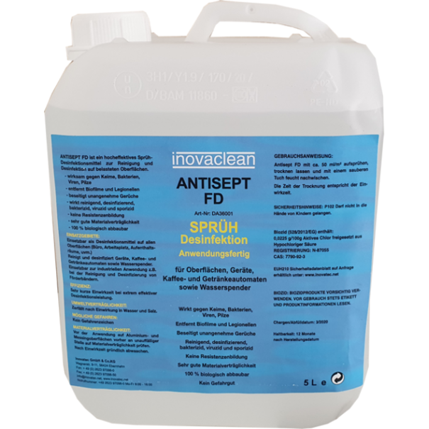 Inovatec Invatec  Desinfectiemiddel 5 Liter