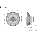 Pioneer Pioneer TS-1302I - 2-Weg Speakers - 13 cm -  25 Watt RMS