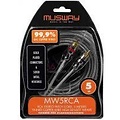 Musway Musway Cinchcabel 5m -  MW5RCA