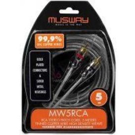 Musway Cinchcabel 5m -  MW5RCA