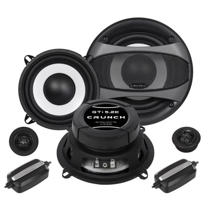 Crunch  GTI 5.2E - 2-Weg  Compo set - 13 cm -  80 Watt RMS