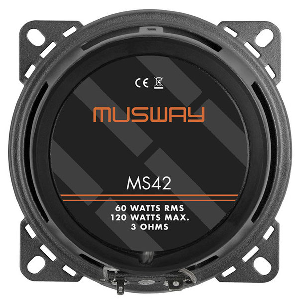 Musway Musway MS-42 - 2-Weg  Coax Systeem -  10 cm  - 120 Watt