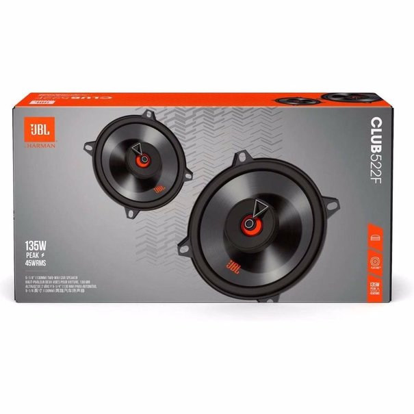 JBL JBL CLUB 522F  - 2 Weg Coax Speakerset  - 13 cm -  135 Watt