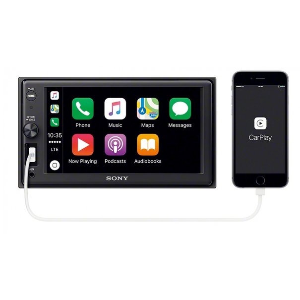 Sony SONY XAV-AX1000 - 2-Din -  15,7 cm -  Bluetooth  - Apple CarPlay