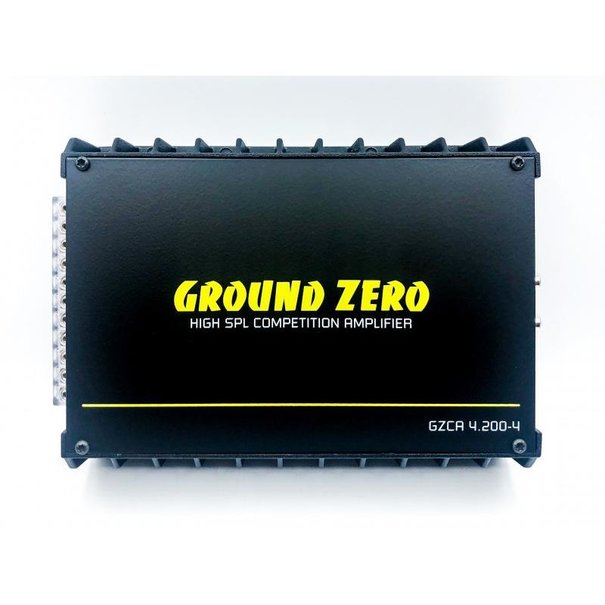 Ground Zero Ground Zero GZCA 4.200-4 - 4 Kanaals versterker - 500 Watt