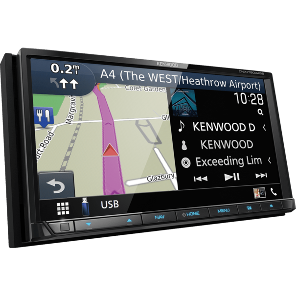 Kenwood Kenwood DNX7190DAB - Navigatie - 2 DIN -  7" Touchscreen - Apple Carplay & Android Auto