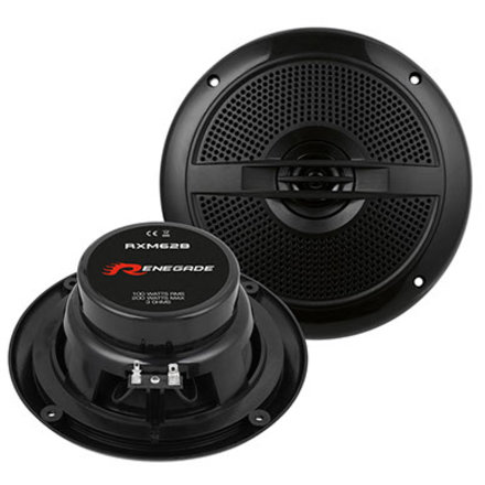 Renegade RXM62B - 2-Weg coaxiale luidspreker -  200 Watt
