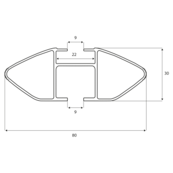 Pro-User G3 Dakdrager CLOP Airflow 127cm  - Auto met dakrails