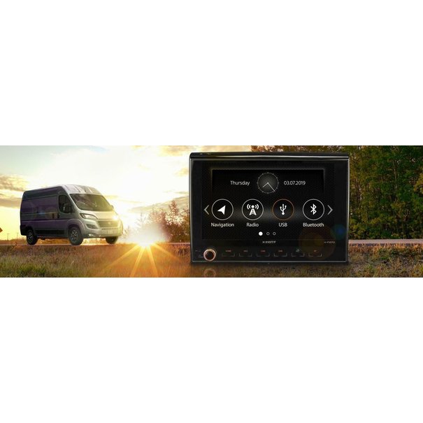 XZent Xzent X-F270 - Multimedia systeem - 2 DIN - DAB+ -  Fiat Ducato III